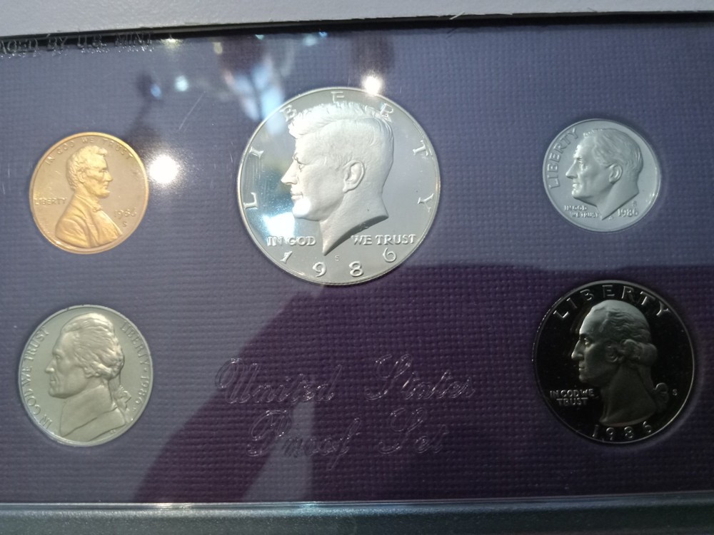 Coins US 1986 Proof Set