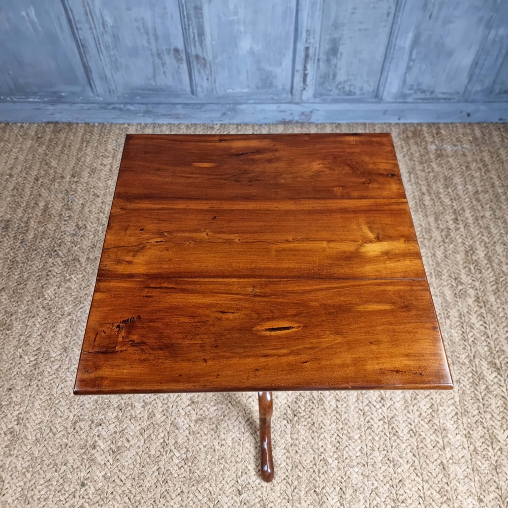 An 18th Century Fruit Wood Wine Table.