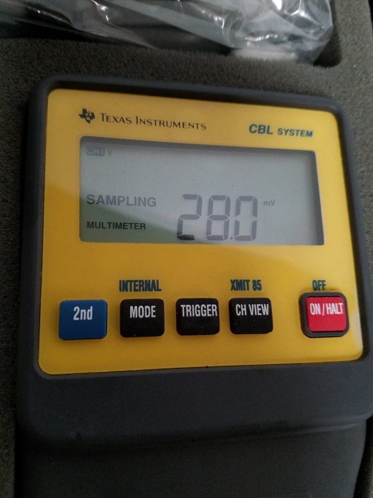 Texas Instruments Laboratory Collecting Data Device CBL System