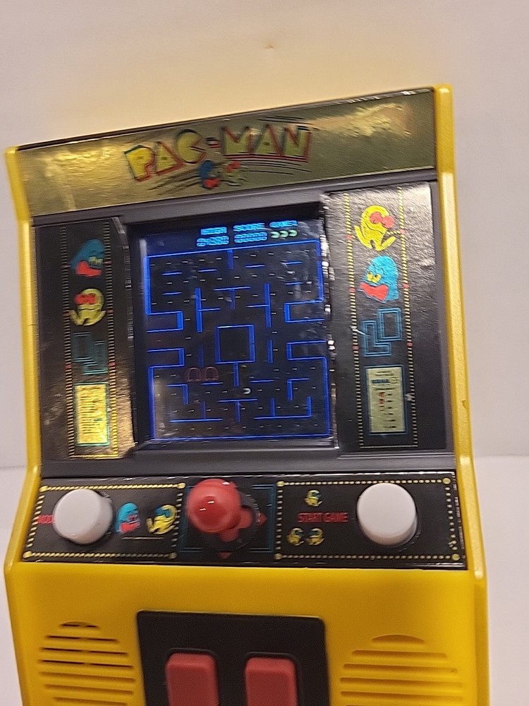 Pac-Man Mini Game Arcade Machine Handheld Classic Retro Tabletop Game