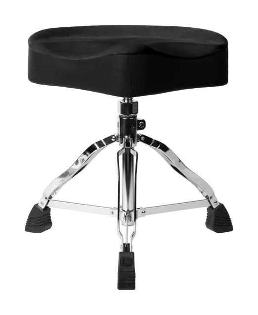 Gator GP-DTH-SSD-BK Spindle Drum Throne Saddle Seat
