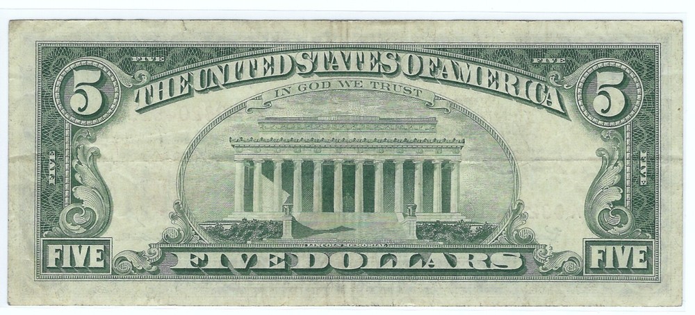 1963 $5 UNITED STATES NOTE