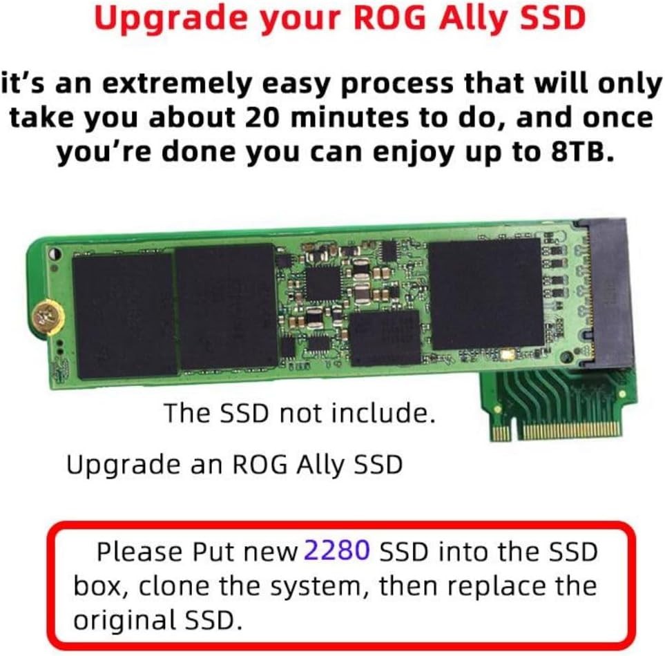 Handheld Gaming SSD Extension Adapter