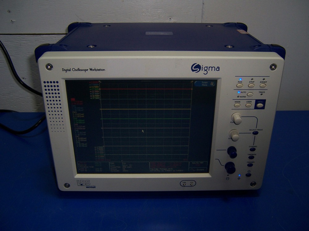 13109 nicolet sigma digital oscilloscope workstation