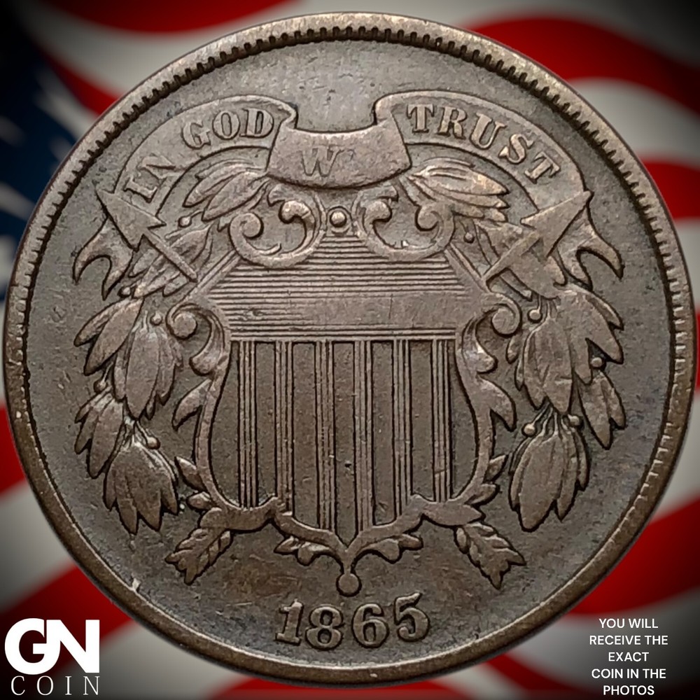 1865 2 Cent Piece Y6205
