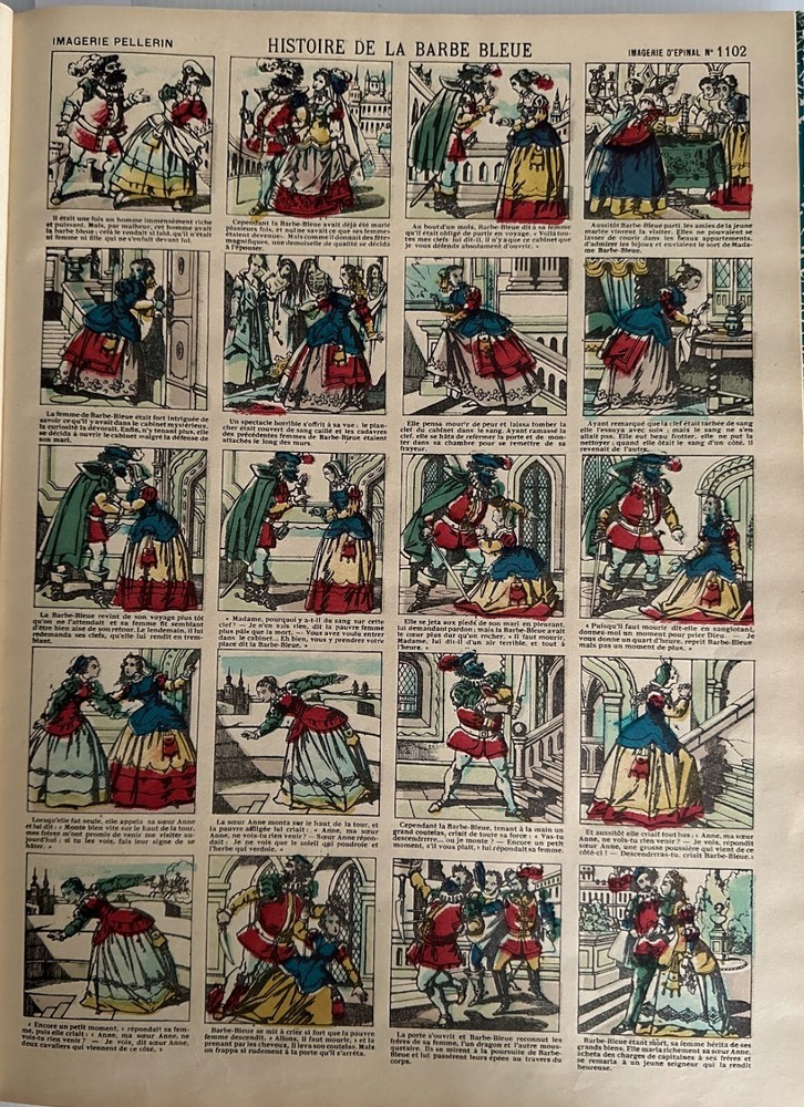 Image D'Epinal No. 1102 History Of Bluebeard
