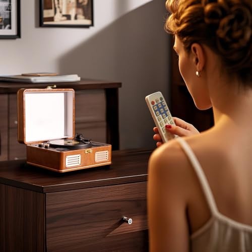 Portable CD Player with Bluetooth, 4000mAh Battery, 1966b-BR