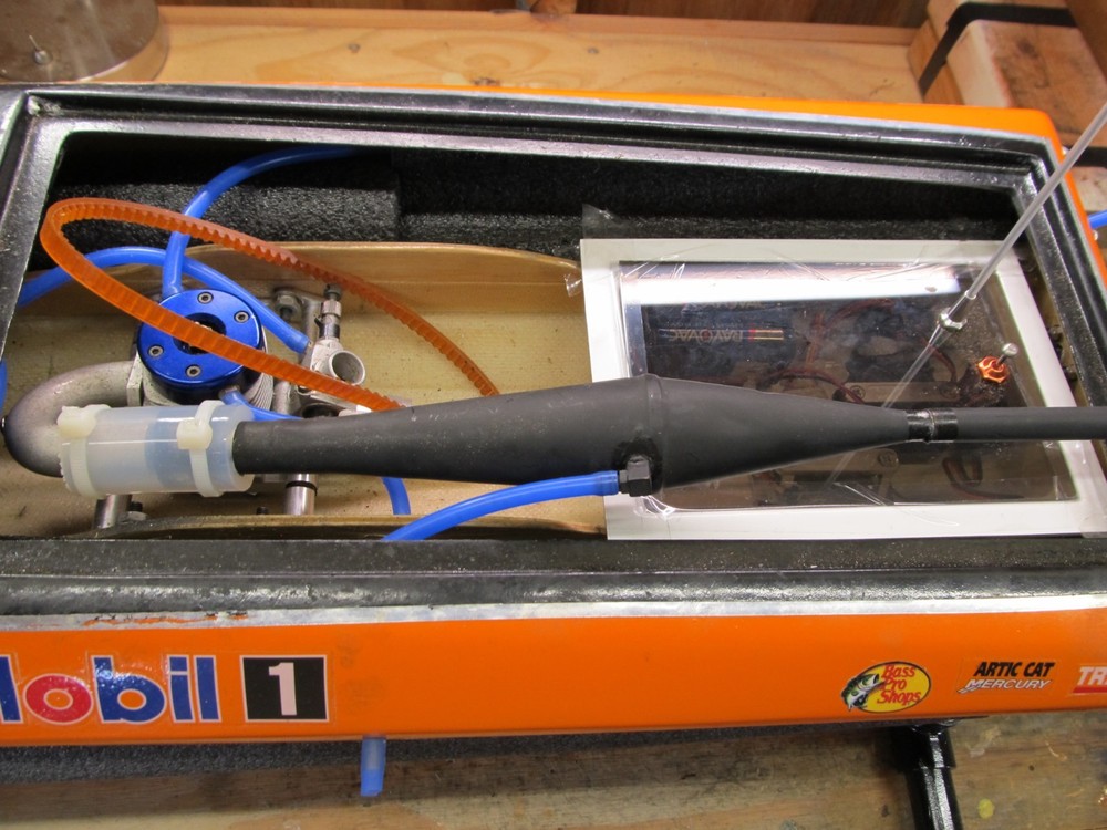 nitro high speed rc mono racing boat