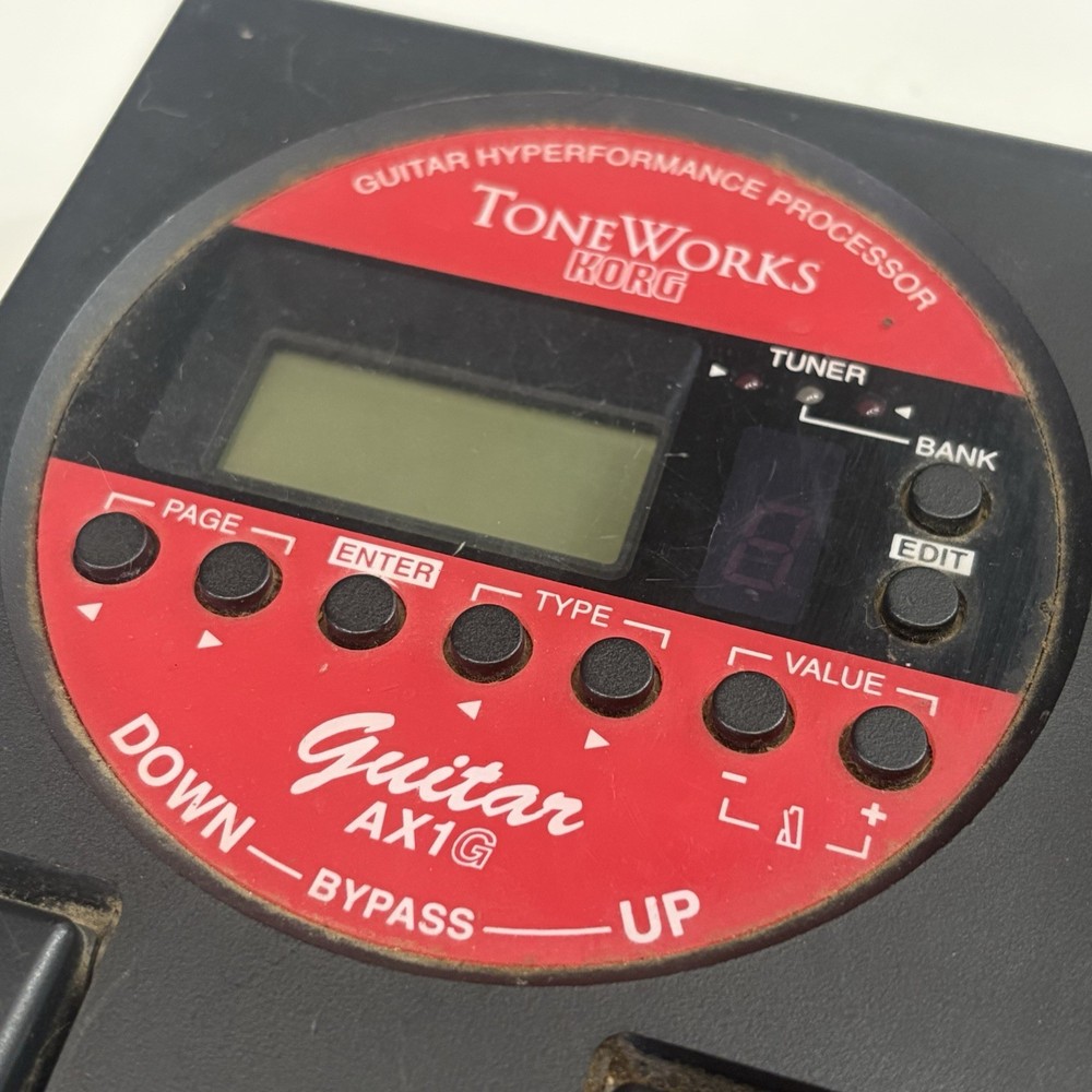 Korg AX1G ToneWorks Multi-Effects Guitar Hyper Processor Pedal Sampling Looping