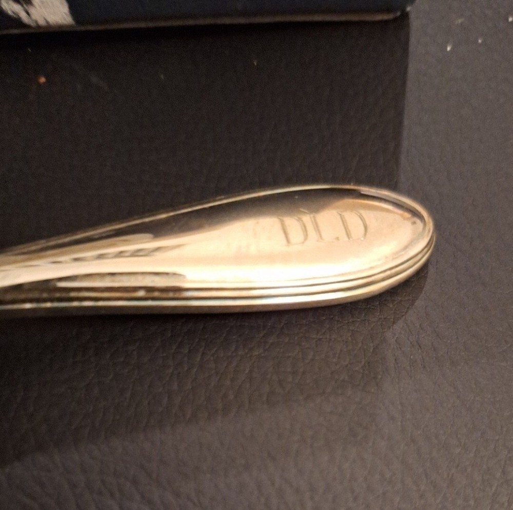 silver plated coffee scoop
