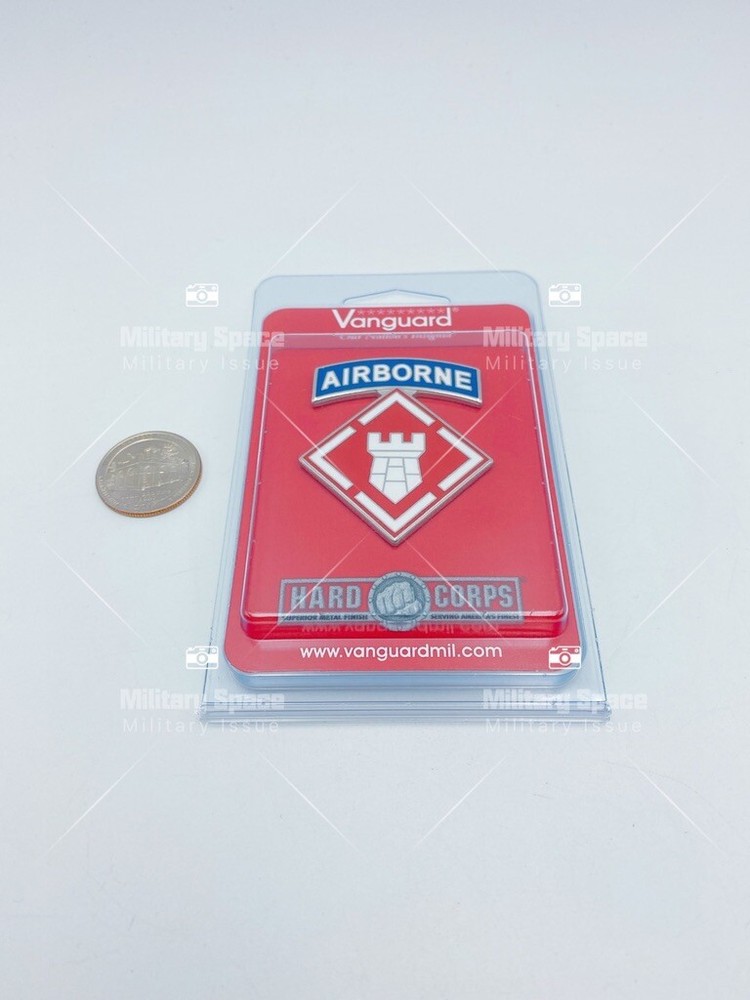 GENUINE U.S. ARMY COMBAT SERVICE IDENTIFICATION BADGE (CSIB): 20TH ENGINEER WITH