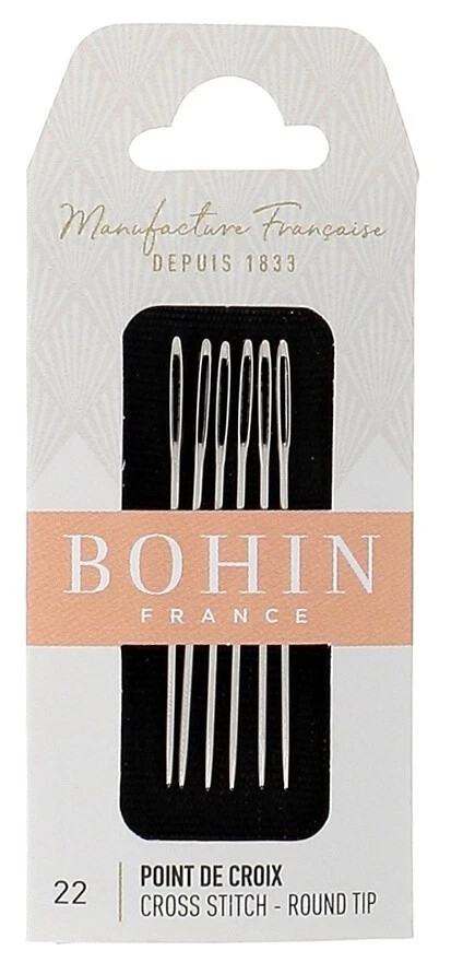 Bohin Canvas Hand Needles-Size 22 6/Pkg 0080-834