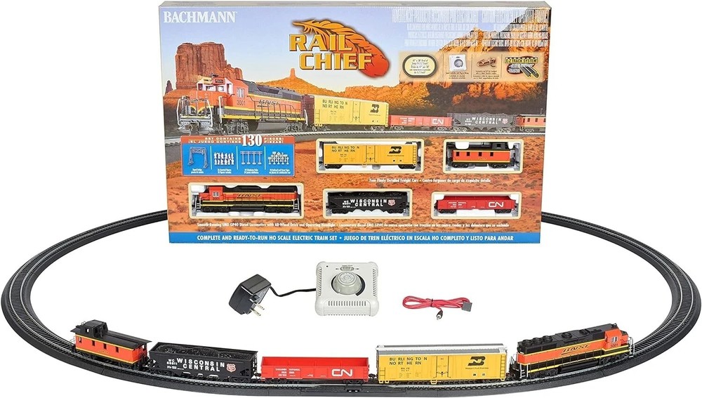 Bachmann Trains 130-Piece Electric Train Set