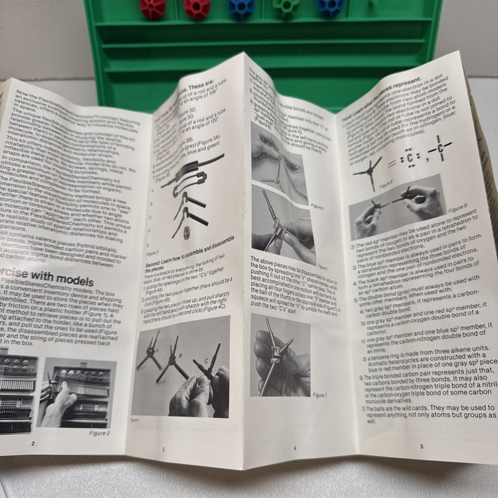 Molecular Visions Organic Chemistry Modeling Kit & Framework Modelling Kit 1992