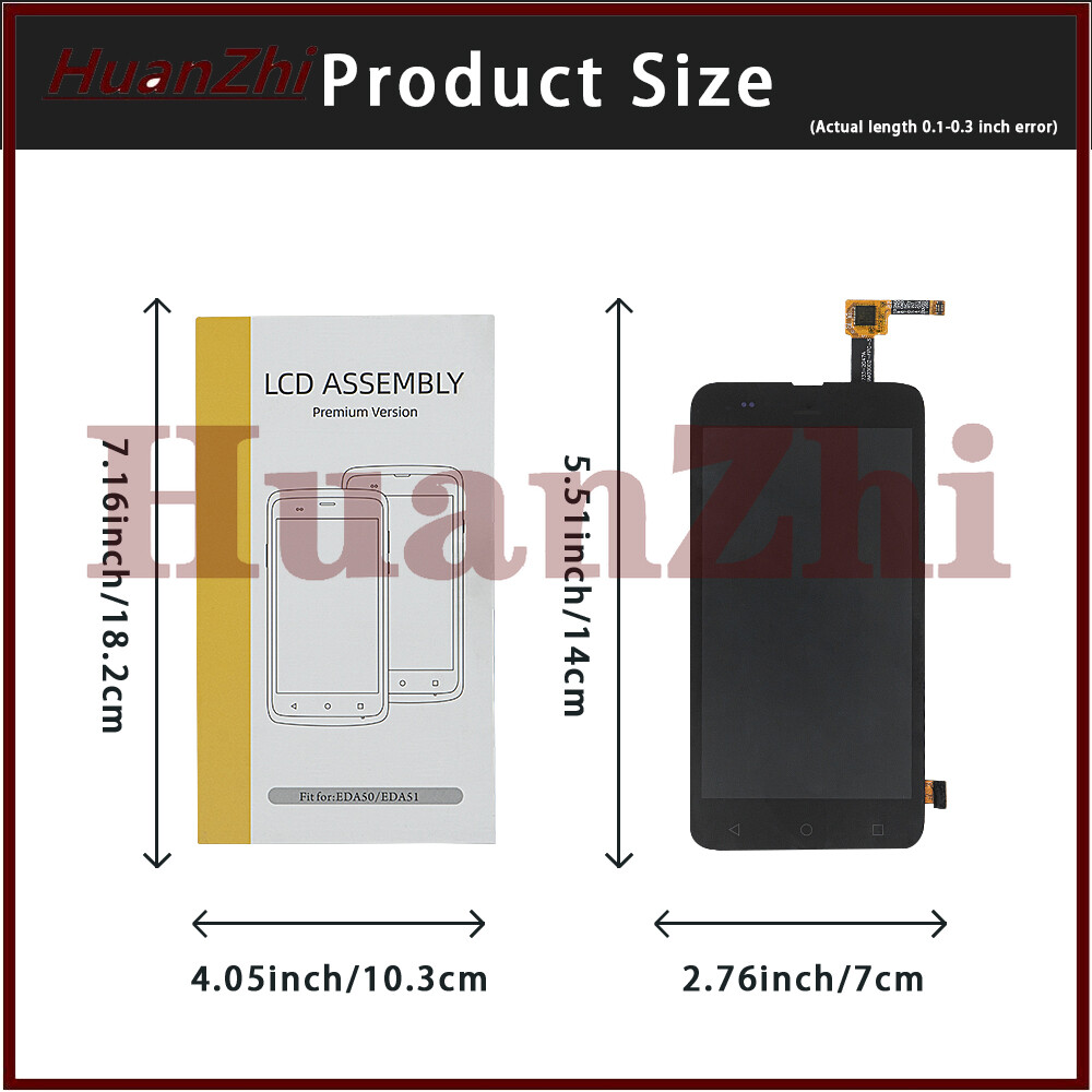 LCD Display with Touch Screen Digitizer for Honeywell EDA50 TS82500 Assembly