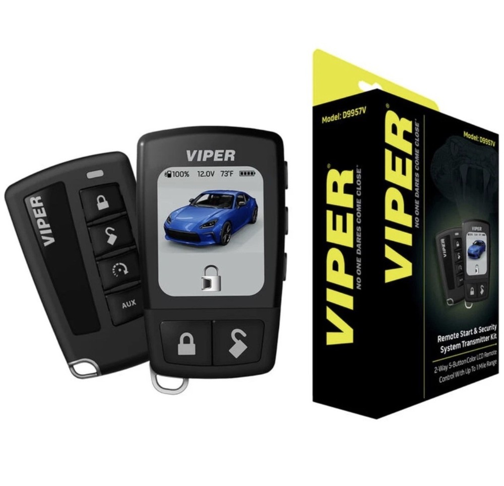 Viper D9957V 2-Way 5-Button Remote Start & Security System Transmitter Kit