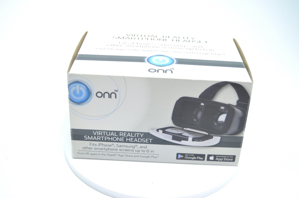 ONN Virtual Reality Smartphone Headset White Open Box Gr8 Condition
