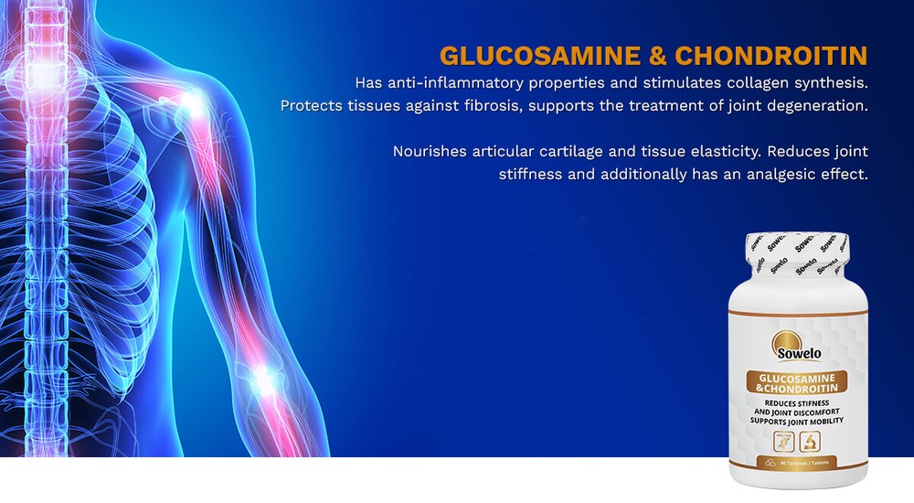 SOWELO GLUCOSAMINE & CHONDROITIN JOINTS TABLETS