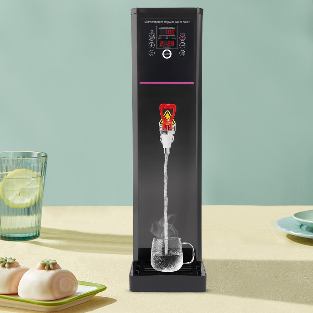 Commercial Electric Hot Water Dispenser Countertop Water Boiler Black 1500W NEW