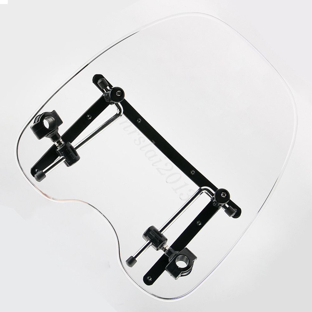 Motorcycle Windshield Wind Screen Hardware Universal 7/8''&1'' For Honda Yamaha