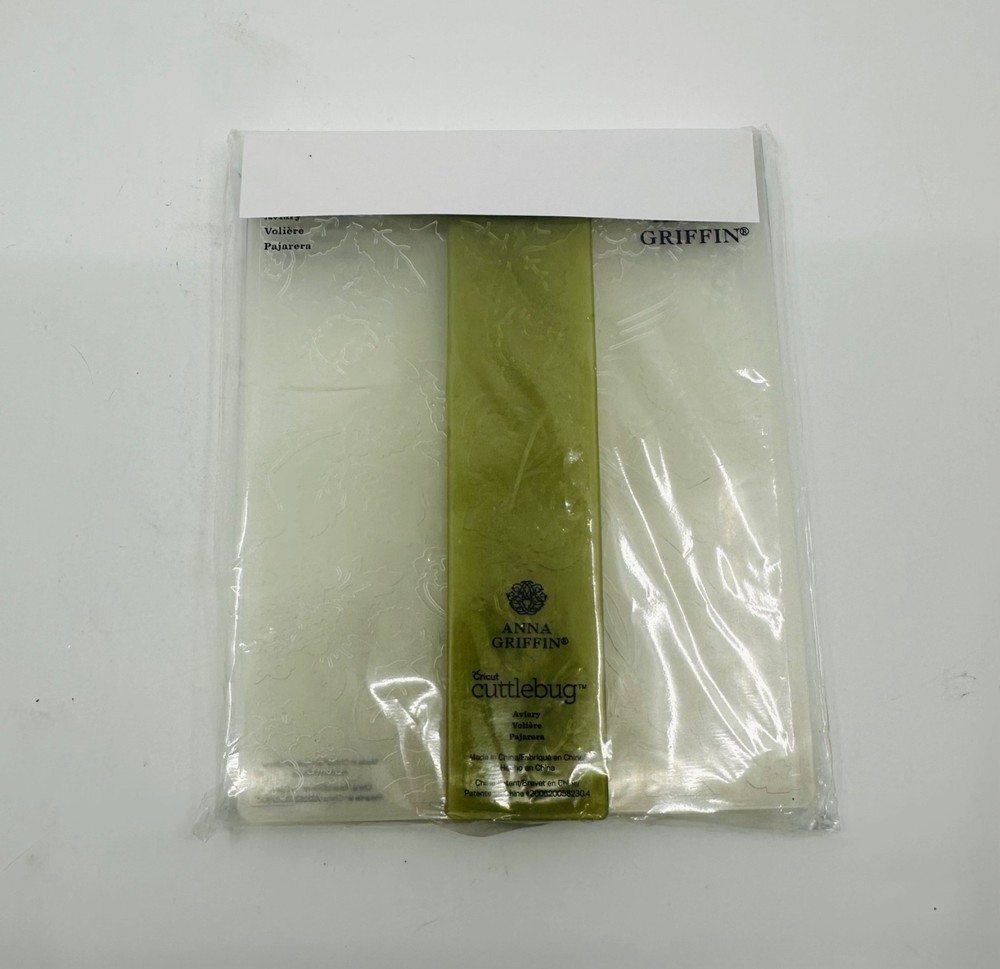 Anna Griffin Cricut Cuttlebug Embossing Folders, 5.5" Aviary