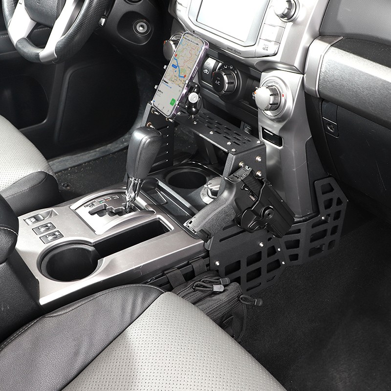Fits For 4runner 2010+ Center Console MOLLE PANEL Bracket Rack