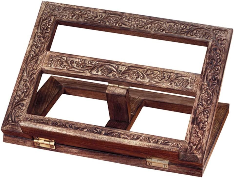 Autom Adjustable Wooden Bible Stand