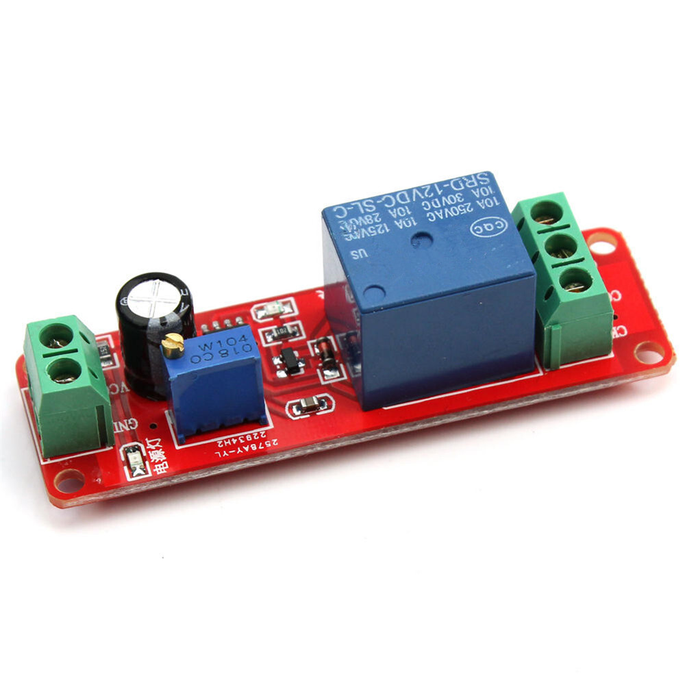 NE555 Delay Module shield Timer Switch DC 12V Adjustable 0 to 10 Second