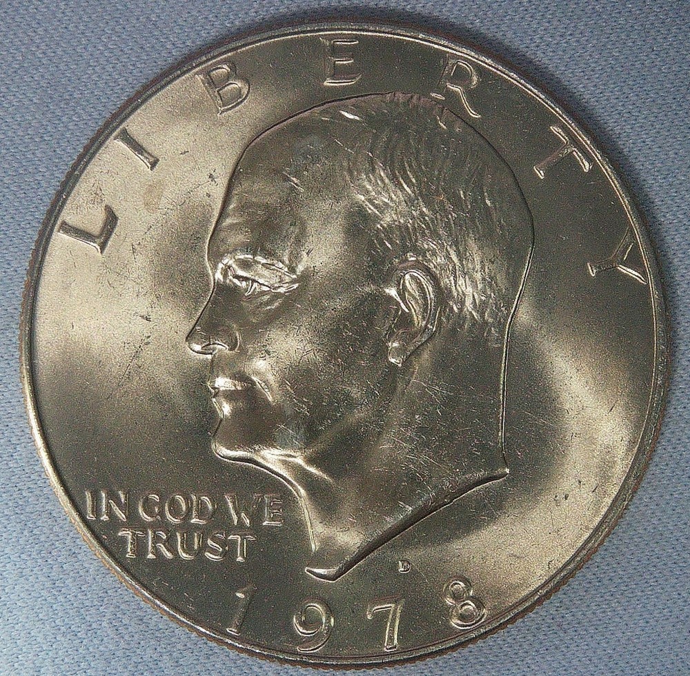 1978-D Eisenhower IKE $ GEM UNC From MINT SET VERY LUSTROUS & ORIGINAL