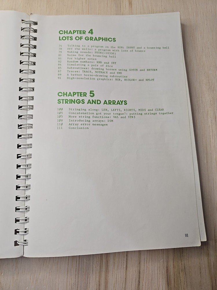 Vintage The Applesoft Tutorial Book