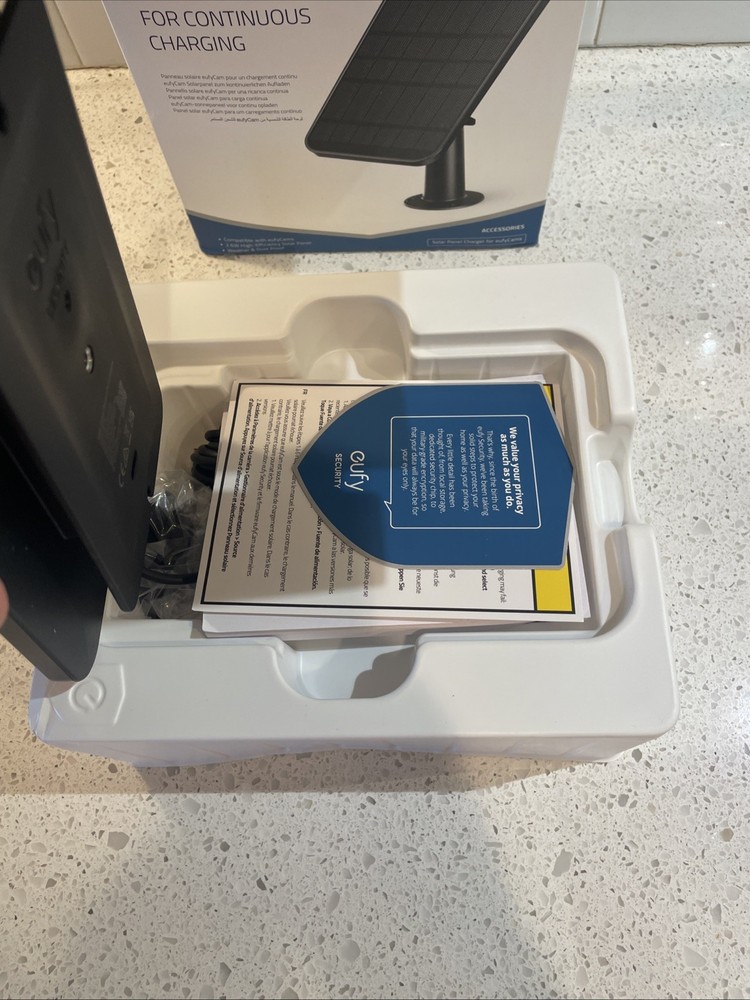 New Open Eufy Solar Panel Charger For Eufy Cams, security System