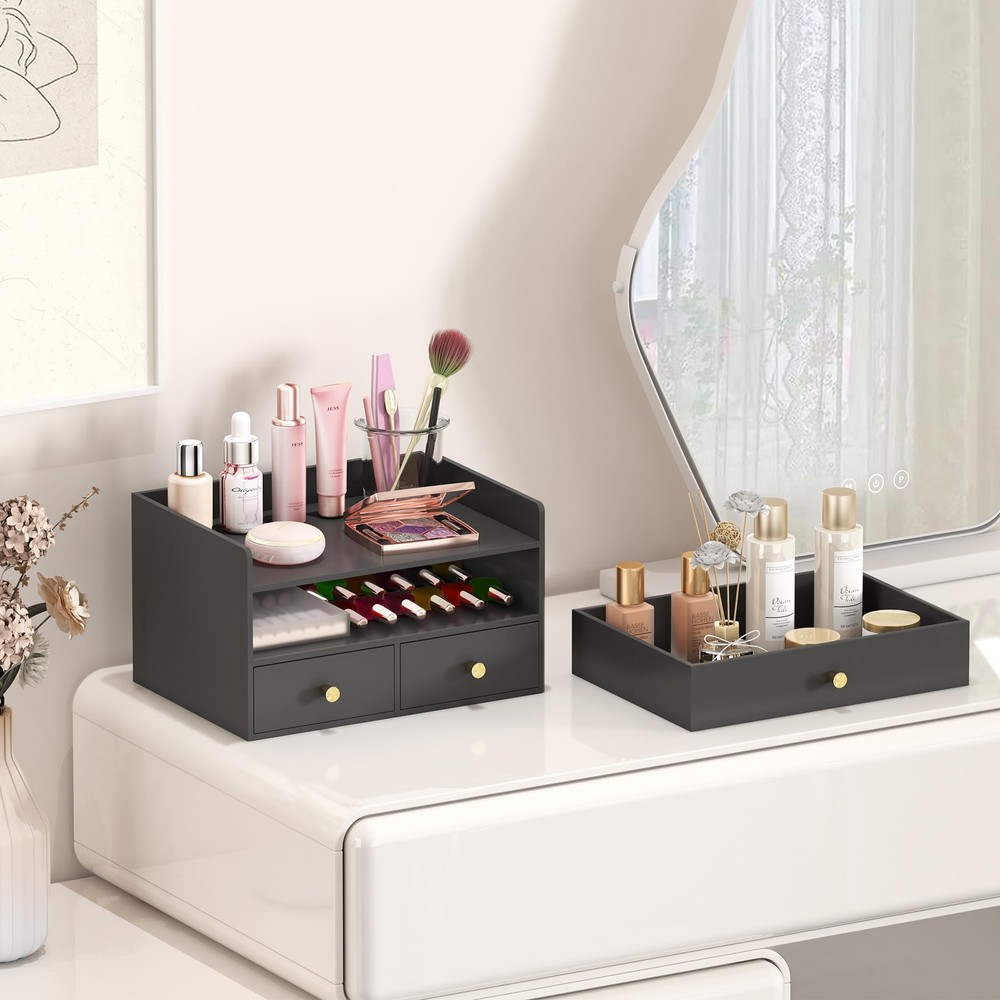 Desk Organizer - Stackable, No Assembly Required, Ideal for Office/Home Use -...