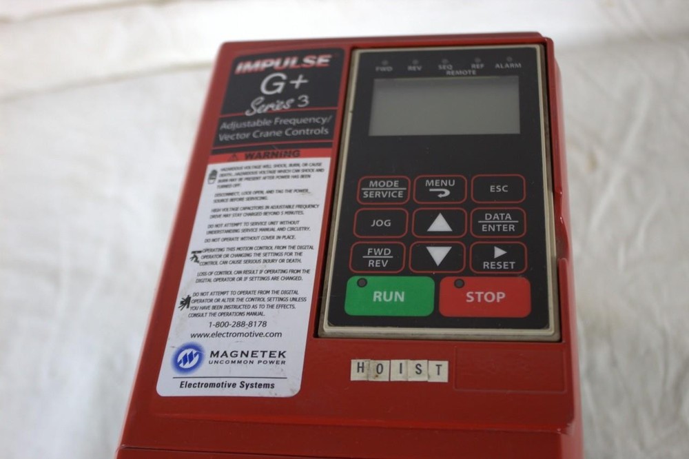 Magnetek Impulse G+ Series 3 Adjustable Frequency Vector Crane Controls