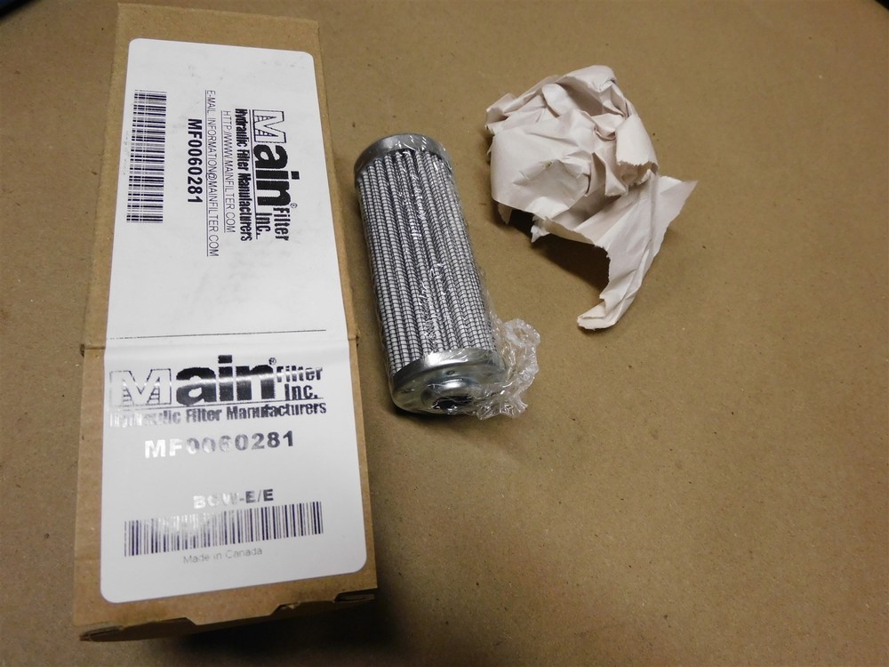 Main Filter Inc MF0060281 BCW-E/E Hydraulic Filter Element NEW ( 4 pc LOT )