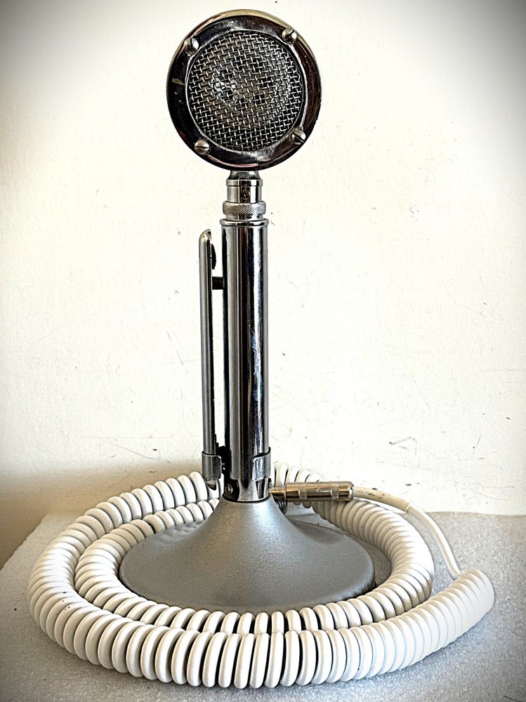 Vintage 1950's Astatic D-104 Dynamic Microphone-modified, working great (d1)