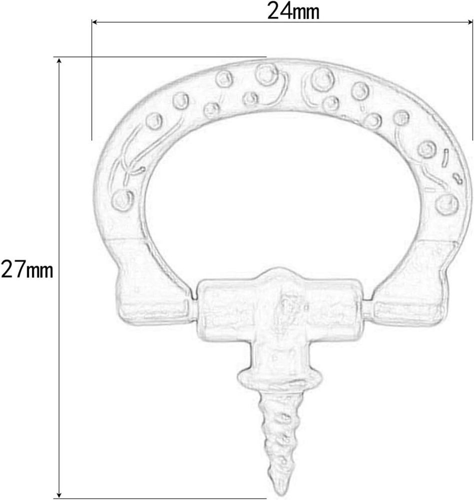 10Pcs Mini Cabinet Pulls, Self-Tapping Screws Knobs Handles for Jewelry Box Draw