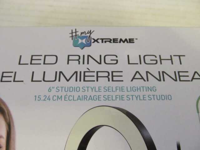 Xtreme 6" Diameter LED Ring Light for Studio Style Selfie Lighting