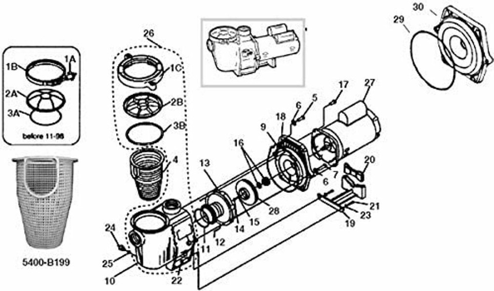Compatible with Pentair PacFab Whisperflo Pool Pump O-Ring Seal Kit