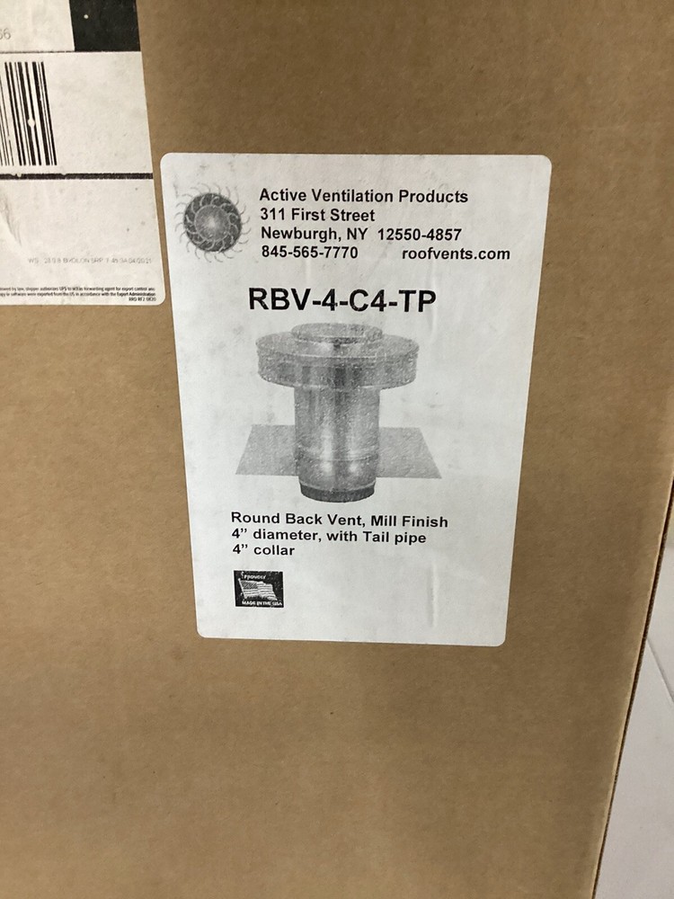 Active Ventalitation Product 4" vent