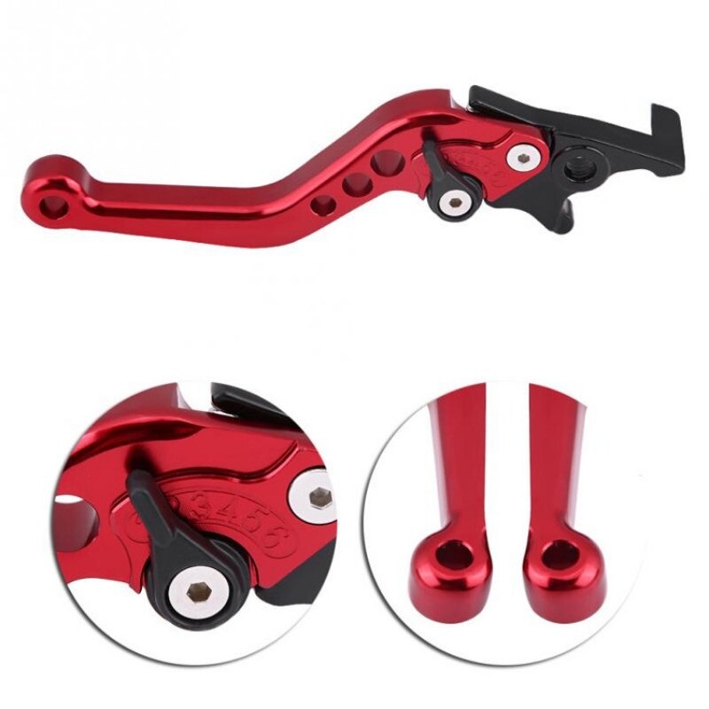 1Pair Aluminium Motorcycle Brake Handle Retrofit Replacement Handlebar Supplies
