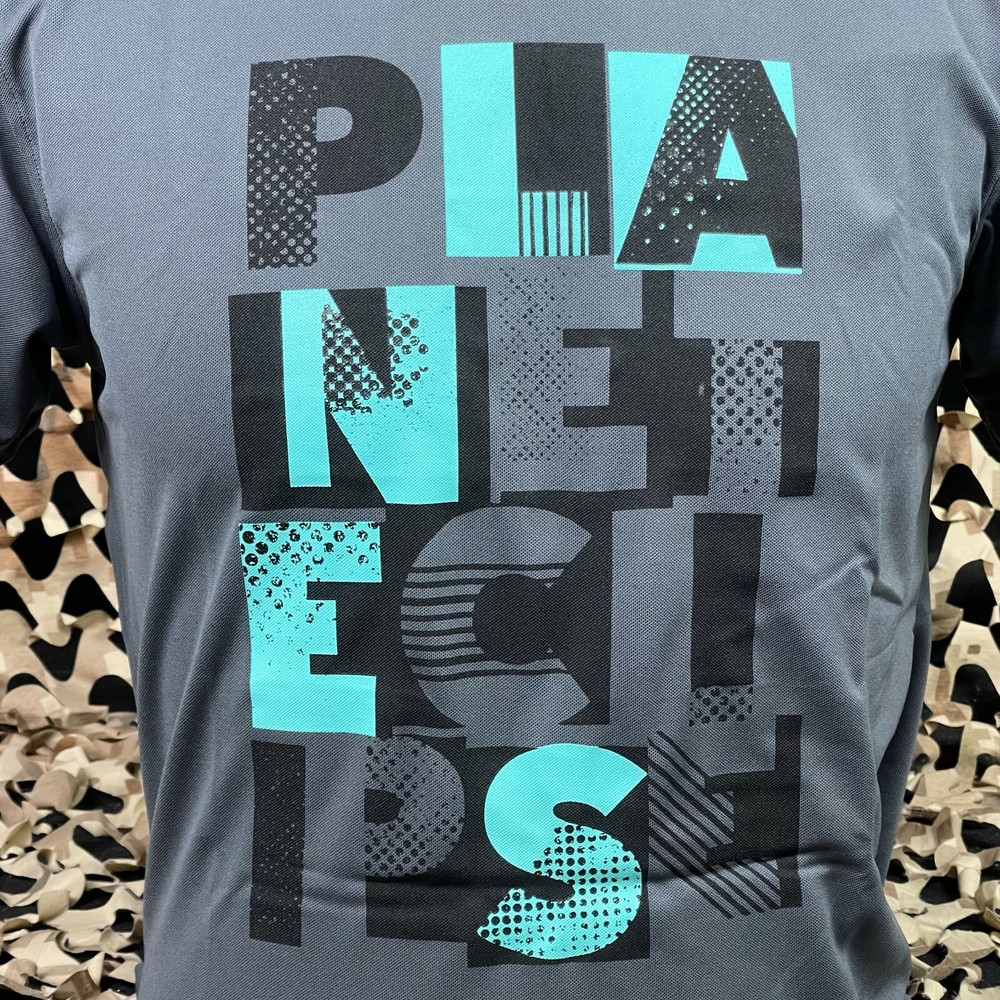 NEW Planet Eclipse Lanes Pro-Formance T-Shirt - Grey - Medium