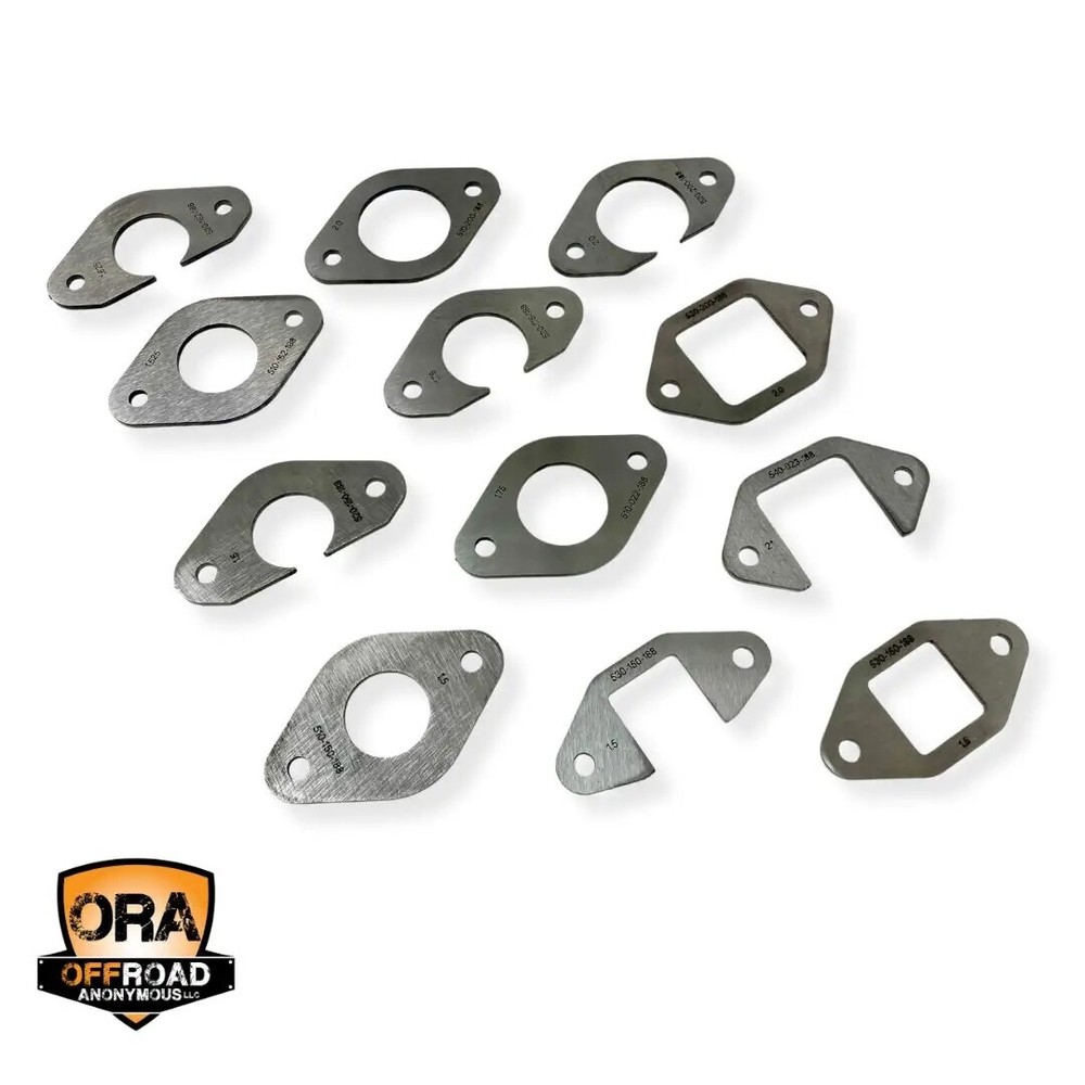 OFFROAD ANONYMOUS Tube Flanges-Shape: Square, Size: 2.0" (Style: Flush Mount)
