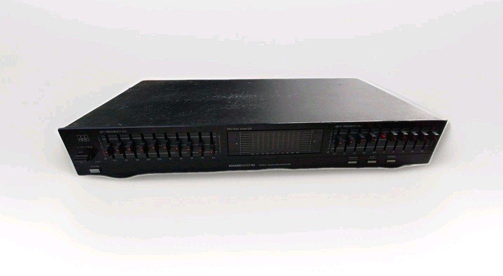 ADC Sound Shaper Model 90 Stereo Equalizer / Analyzer - Untested - Powers On