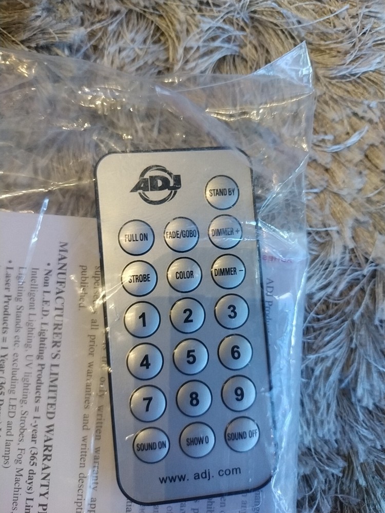 ADJ Mega Hex Par Remote Controller