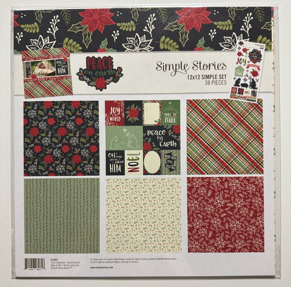 Simple Stories 12 x 12 Simple Sets-Multiple Variations Available-You Choose
