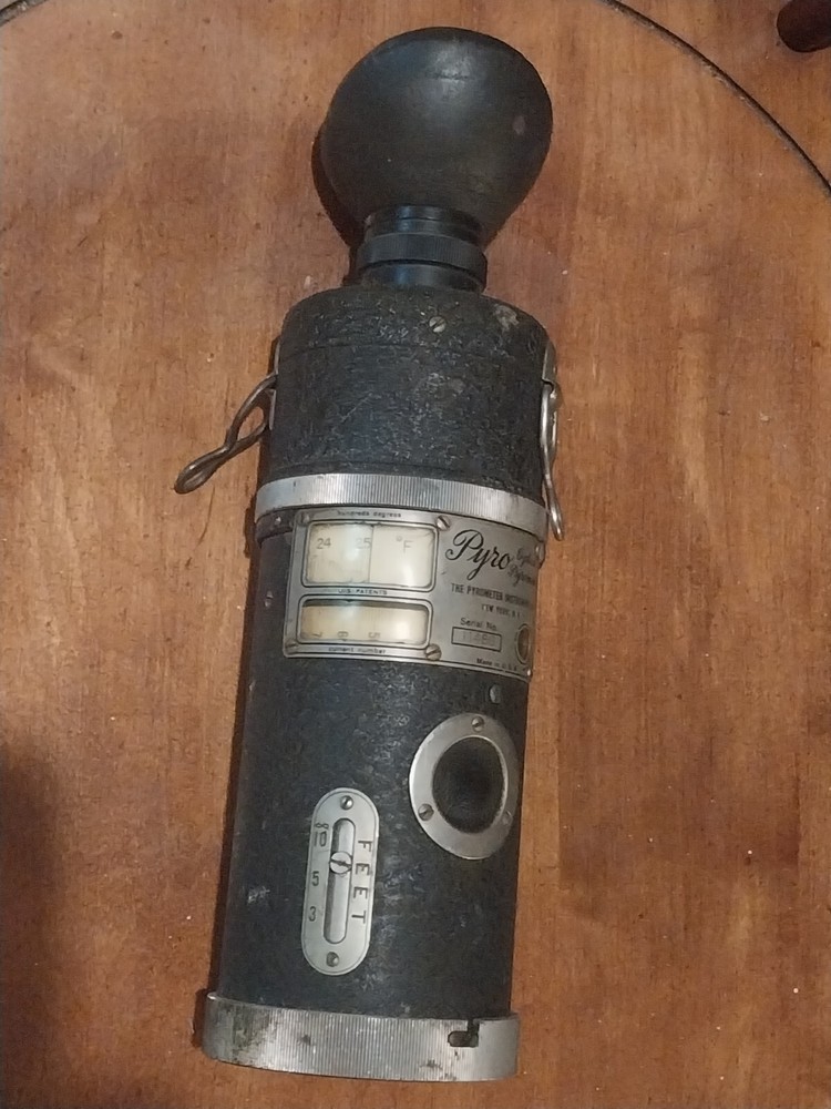PYRO Optical Pyrometer Instrument Co New York Temperature Sensor 60.5