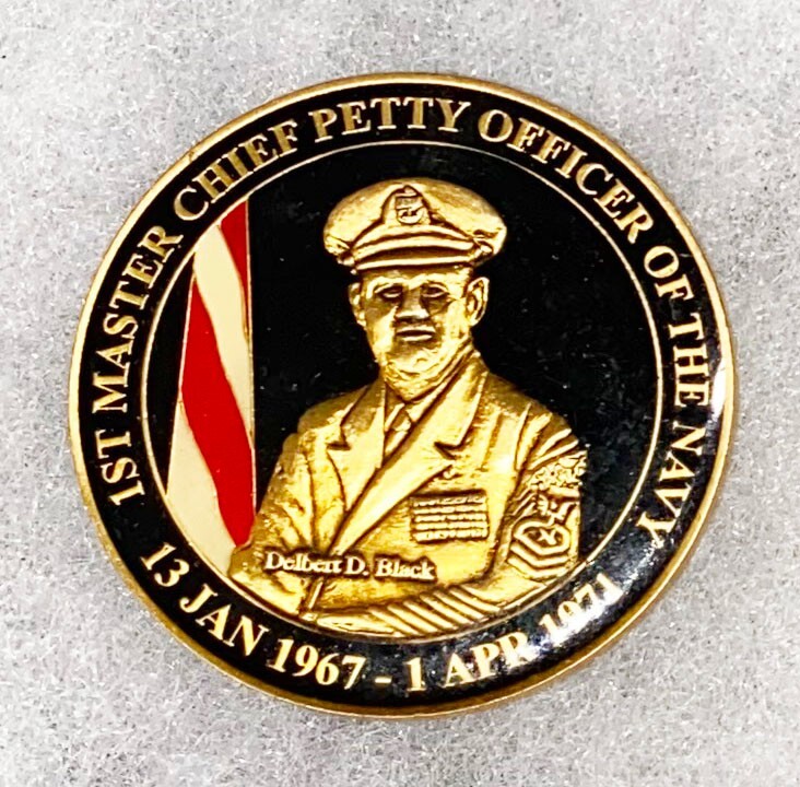 Delbert Black 1st Master CPO  Challenge Coin
