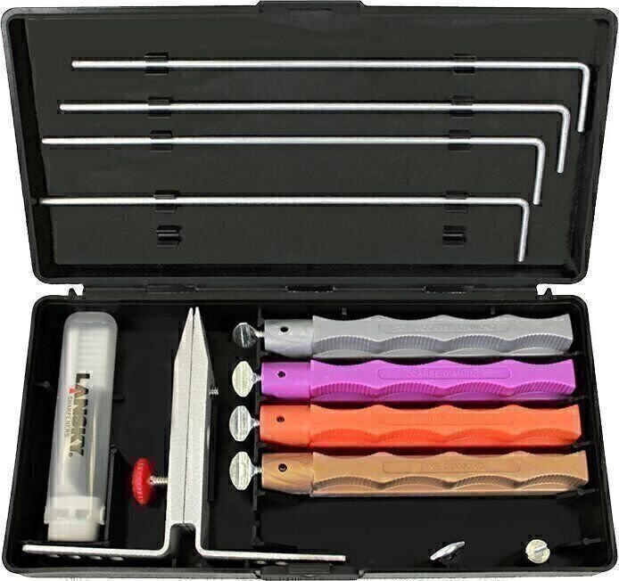 Lansky 4-Stone Deluxe Diamond System | Precision Knife Sharpening Kit