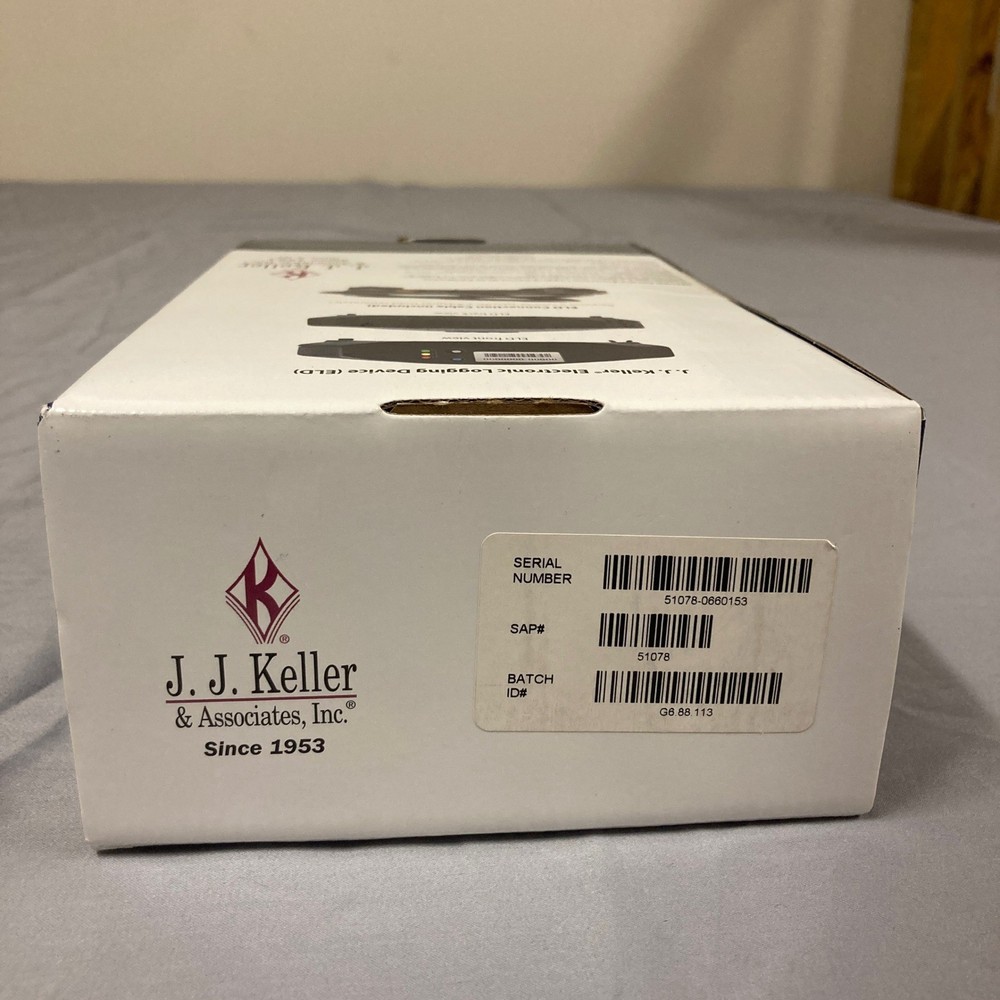 J. J. Keller ELD Electronic Logging Device FMCSA Registered 51078 Android iOS