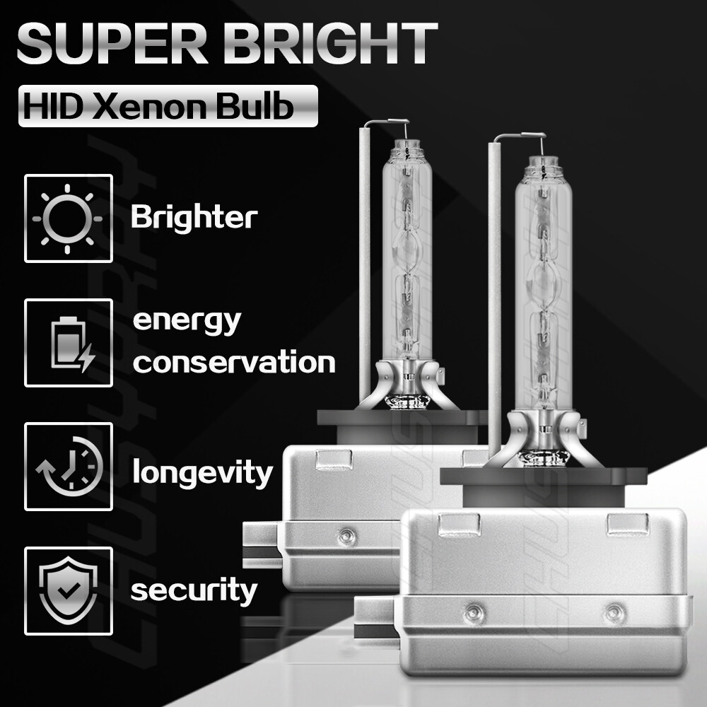 2pcs D3S D3R LED Headlight Bulbs 35W 6000K Super White HID Xenon Conversion Kit